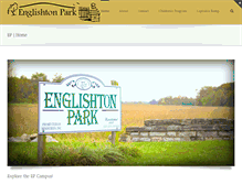 Tablet Screenshot of englishtonpark.com